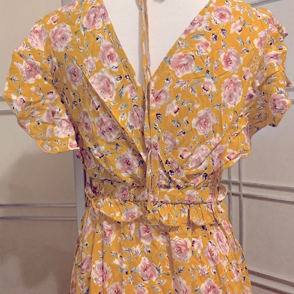 SOLD OUT SOLD OUT Floral dress 🌸 RAYON - Picture 4 of 11